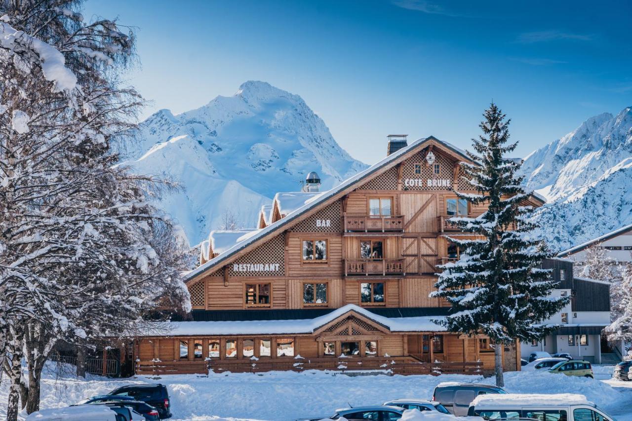 Hotel Cote Brune Les Deux Alpes Exteriér fotografie